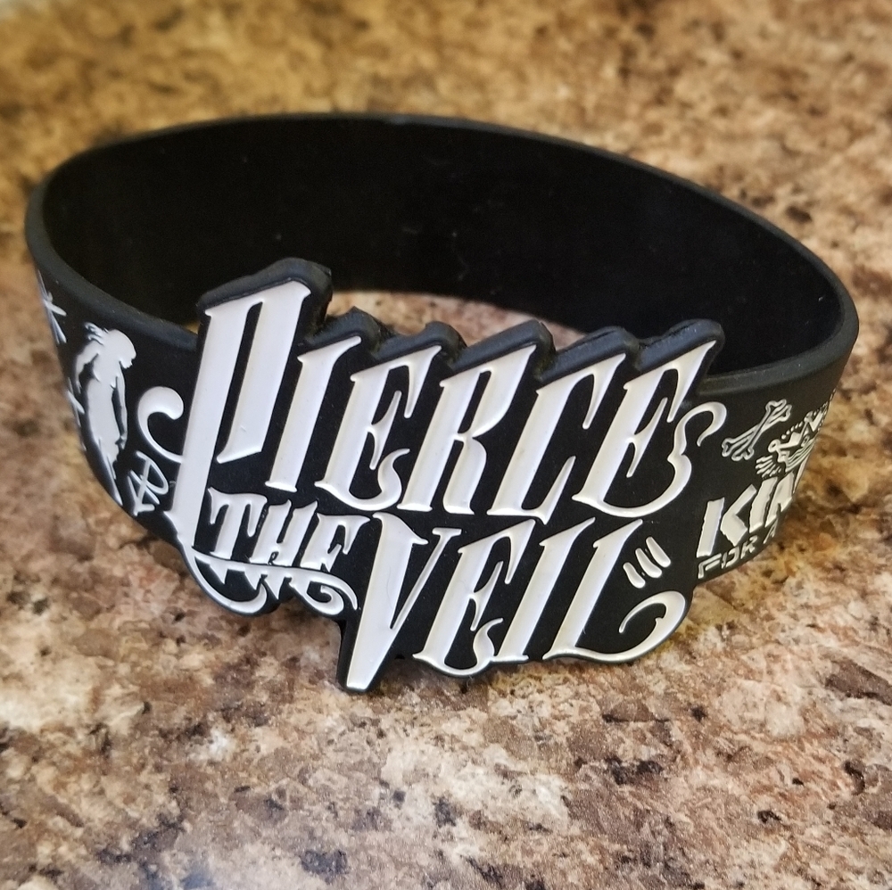 Pierce the Veil Band Rubber Bracelet